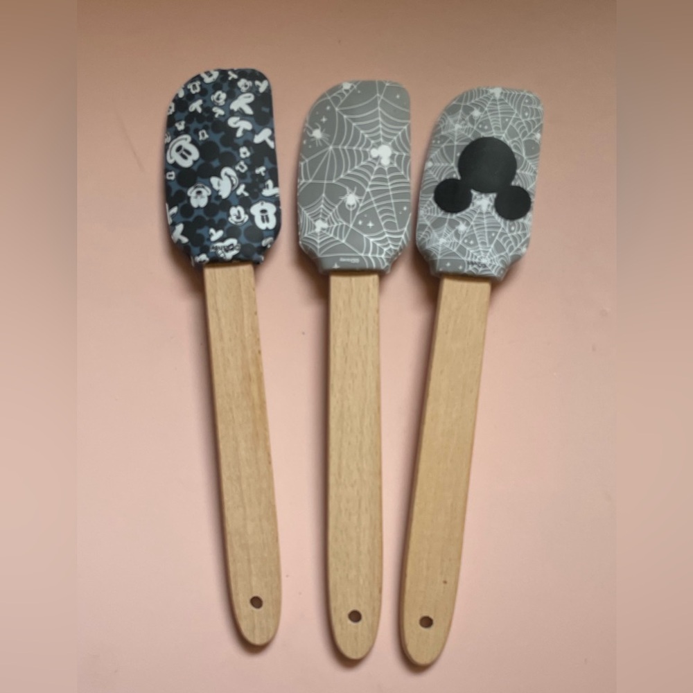 Disney Mickey Mouse Mini Spatulas Lot of 3 Halloween Kitchen Utensils
